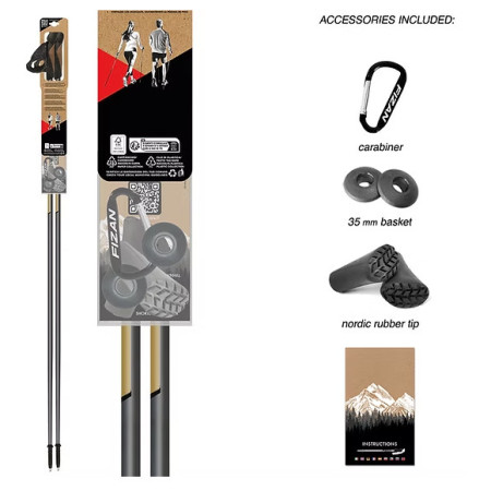 Bastones de caminata nórdica Fizan NW Runner