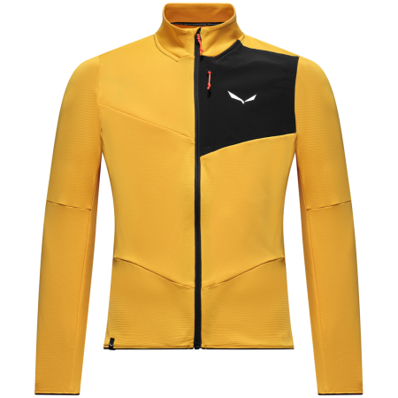 Sudadera funcional de hombre Salewa Ortles Fleece Fz M dorado gold