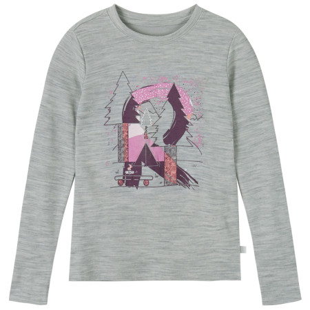 Camiseta para niños Reima Viluton gris Melange Grey