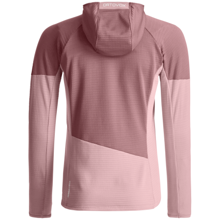 Sudadera funcional de mujer Ortovox Fleece Light Grid Hoody W