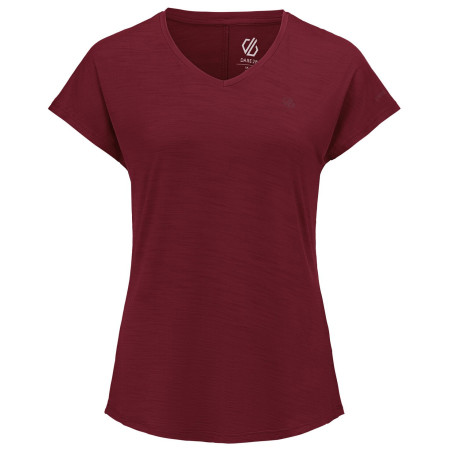 Camiseta de mujer Dare 2b Vigilant Tee rojo/blanco Tibetan Red