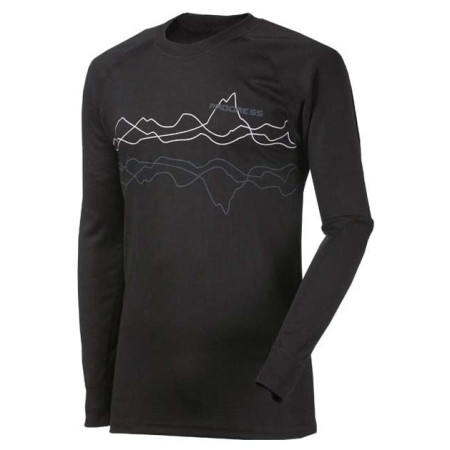 Camiseta de hombre Progress Triko NDR PRINT 1DP dl.r. negro Black
