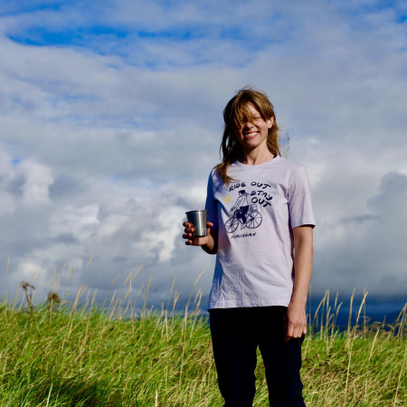 Camiseta de mujer Fjällräven Hoja Iväg T-shirt W
