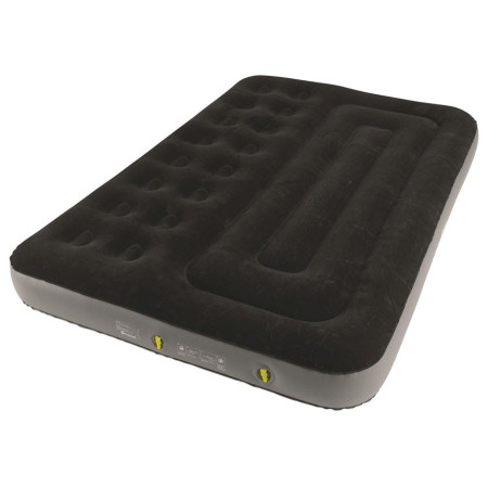 Colchón hinchable Outwell Classic Double Two Chamber negro/gris Black & Grey