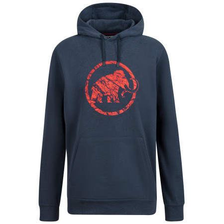 Sudadera de hombre Mammut ML Hoody (2022) azul/rojo MarineMelangePrt