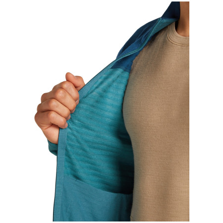 Sudadera funcional de hombre Icebreaker Men Merino Blend 300 RealFleece™ Descender LS Zip