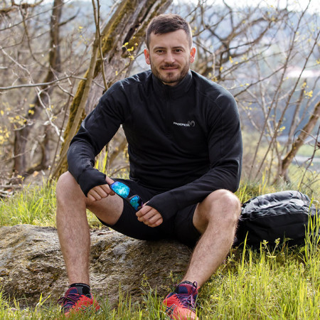 Sudadera funcional de hombre Progress Torez Zip Merino