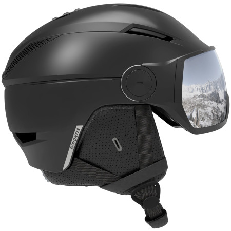 Casco de esquí Salomon Pioneer Visor Black