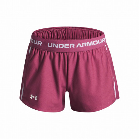 Pantalones cortos para niños Under Armour G Tech Play Up Short-RED violeta oscuro/rosa Red