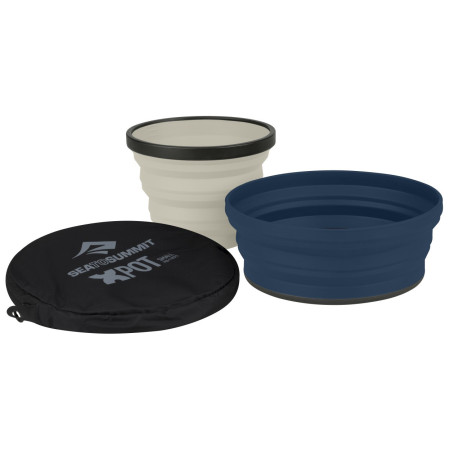 Juego de boles Sea to Summit X-Set: 2-Pce gris/azul Navy/Sand