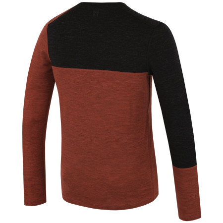 Camiseta de hombre MOOA MerinoSilk Block 160 long