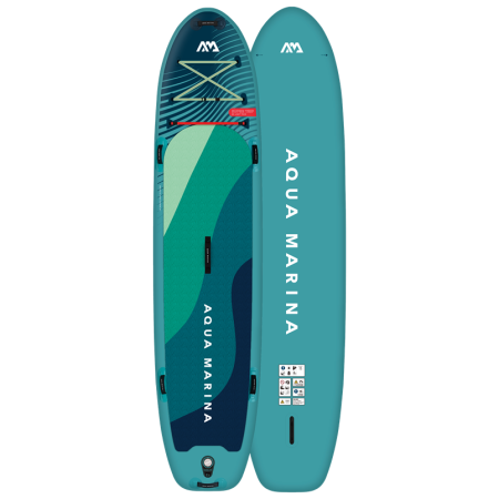 Tabla de surf de pala Aqua Marina Super Trip 12'6" Family azul