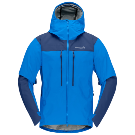 Chaqueta de hombre Norrona trollveggen Gore-Tex Pro light Jacket azul Skydiver