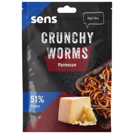 Gusanos comestibles Sens Kořenění červíci - Parmazan 12 g