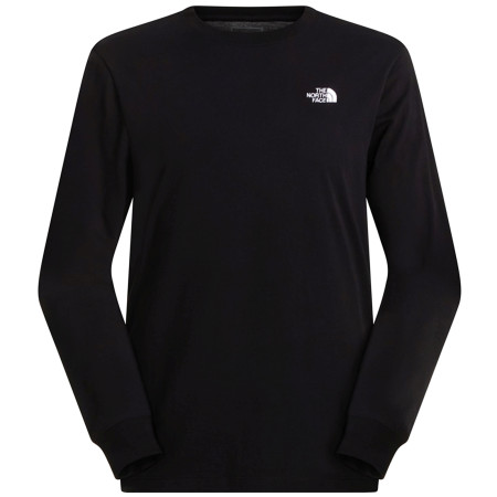 Camiseta de hombre The North Face Evolution Simple Dome Regular Long-Sleeve Tee negro TNF BLACK