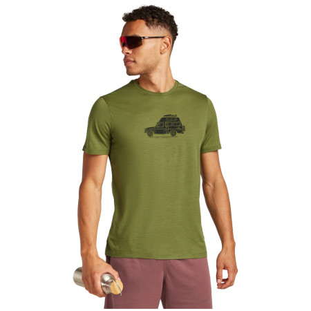 Camiseta funcional de hombre Icebreaker M Mer 150 Tech Lite SS Tee Cosy Camper