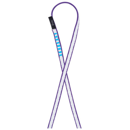 Nudo cosido Beal Dyneema 10 mm (120 cm) blanco/voileta Violet