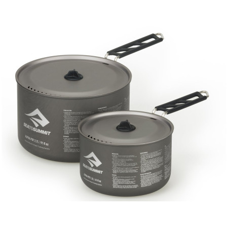 Juego de ollas Sea to Summit Alpha Pot Set 2.0 gris Grey