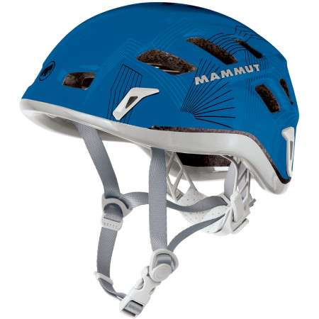 Casco de escalada Mammut Rock Rider azul DarkCyan/Smoke