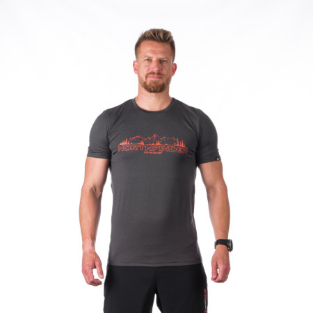 Camiseta de hombre Northfinder Johnathan negro 274blackmelange