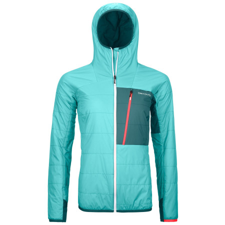 Chaqueta de mujer Ortovox Swisswool Piz Duan Jacket W azul Ice Waterfall