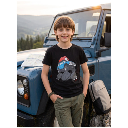 Camiseta para niños Alpine Pro Ecomo 4 Black