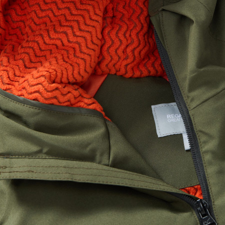 Chaqueta de invierno para niños Regatta Hillain Warm Lined Dark Khaki