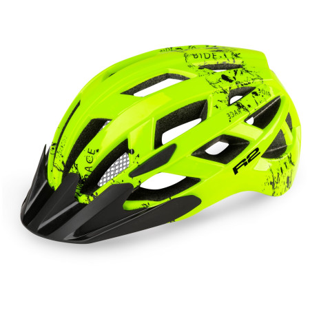 Casco de ciclismo R2 Lumen Junior amarillo/negro yellow