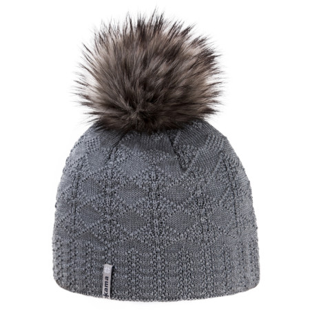 Gorro de lana merino Kama A109 gris Grey