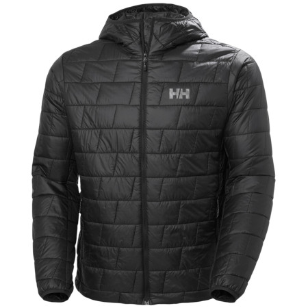 Chaqueta de hombre Helly Hansen Lifaloft Hooded Insulator negro 990 Black