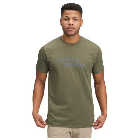 Camiseta de hombre Black Diamond M Mini Stacked Ss Tee