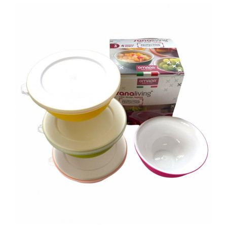 Juego de boles Omada Sanaliving Bowls Set 4x 0,5L