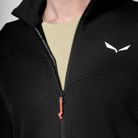 Sudadera funcional de hombre Salewa Puez Waffle Hyb Pl Jacket M