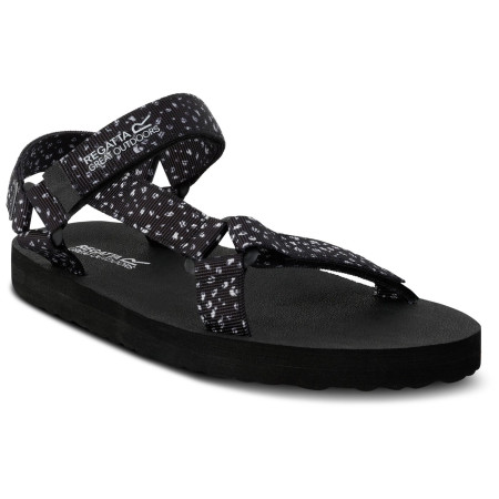 Sandalias de mujer Regatta Ld Vendeavour Sndle negro Black White Polka Dot