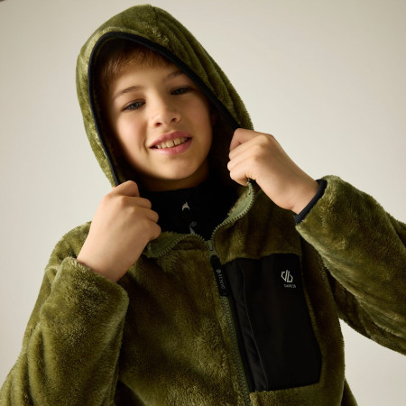 Sudadera para niños Dare 2b Powder Fleece MartOliv/Blk