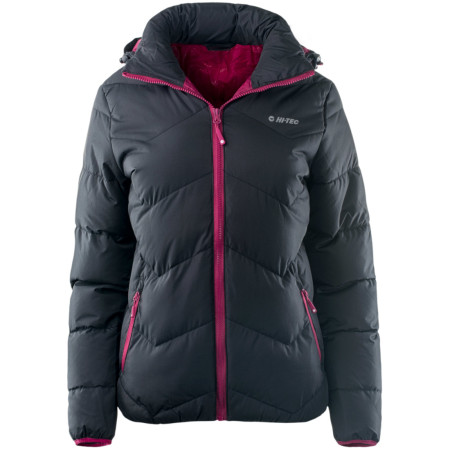 Chaqueta de mujer Hi-Tec Lady Socho negro Black/Beaujolais