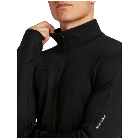 Sudadera funcional de hombre Icebreaker Men Merino Blend 300 RealFleece™ Descender LS Zip