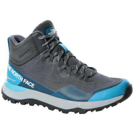 Calzado de mujer The North Face Activist Mid Futurelight gris/azul ZincGrey/MauiBlue