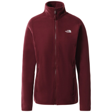 Sudadera de mujer The North Face 100 Glacier Full Zip rojo RegalRed