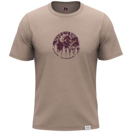 Camiseta de hombre Hannah Luke gris greige