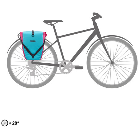 Alforja impermeable para bicicleta Ortlieb Back-Roller Cyber