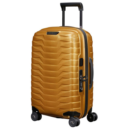 Maleta de viaje Samsonite Proxis Spinner 55 EXP Width dorado Honey Gold