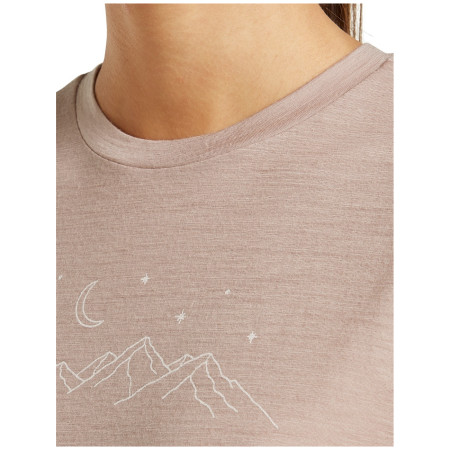 Camiseta de mujer Icebreaker Women Merino 150 Tech Lite SS Tee Sparkling Stars