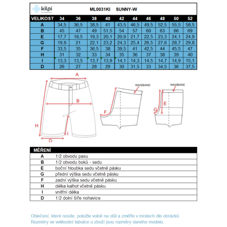 Pantalones cortos de mujer Kilpi Sunny-W