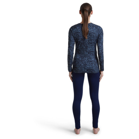 Camiseta funcional de mujer Icebreaker Women M 200 Oasis LS Crewe Moss BloomAOP
