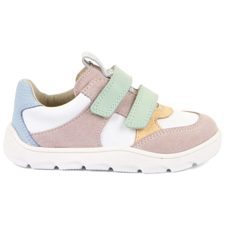 Zapatillas para niños Froddo Barefoot zeru spring White/Pink