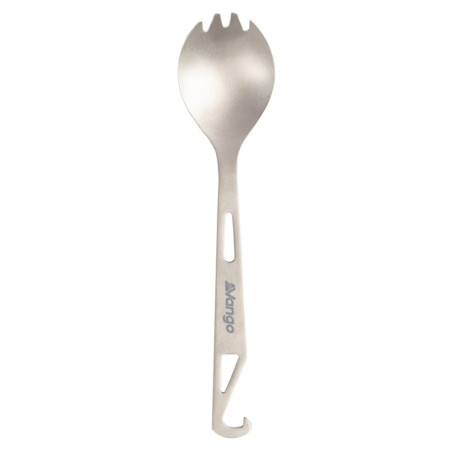 Cuchara-tenedor Vango Titanium Spoon and Opener plata Titanium