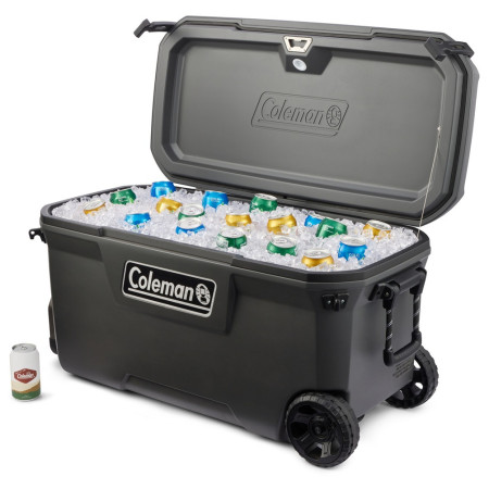 Caja de refrigeración Coleman Convoy 100QT con ruedas
