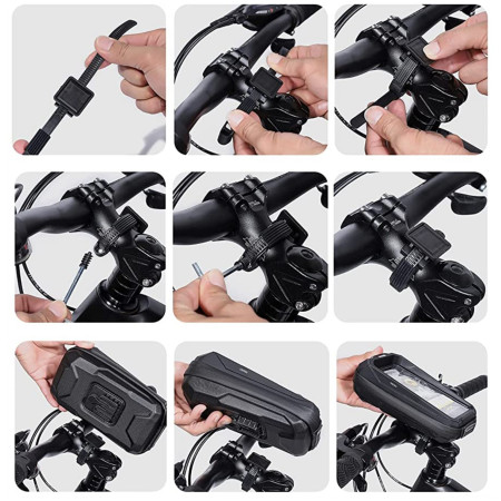 Funda estanca Swissten WATERPROOF BIKE HOLDER