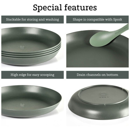 Juego de platos Light My Fire RamenPlate 4-pack